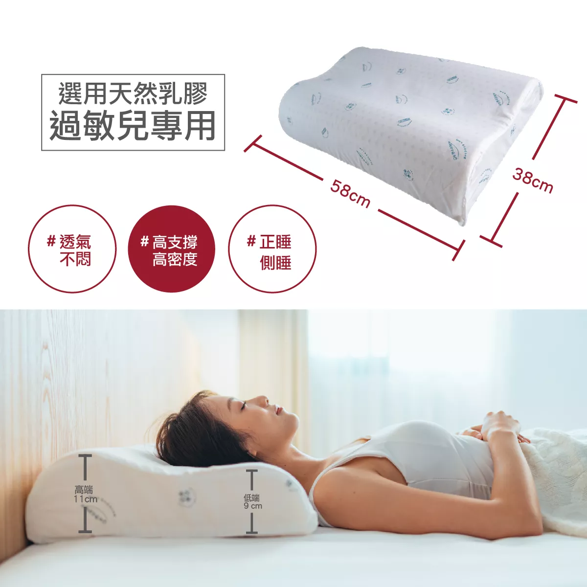 乳膠枕,防螨枕,枕頭推薦,醫師推薦枕頭