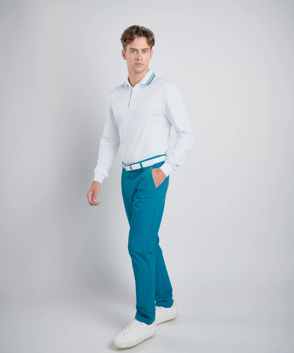 抗UV防潑水修身長褲